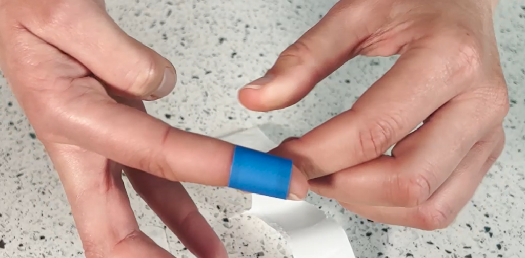 staff member having wound or infected skin