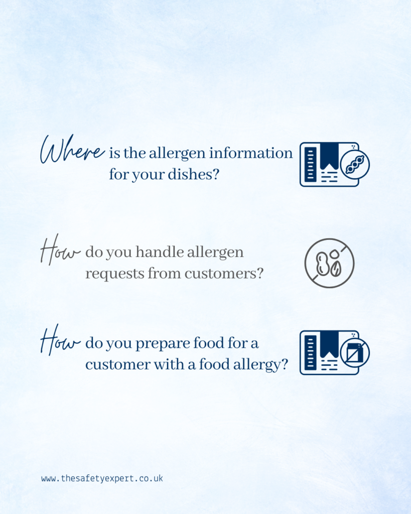 common questions an EHO may ask