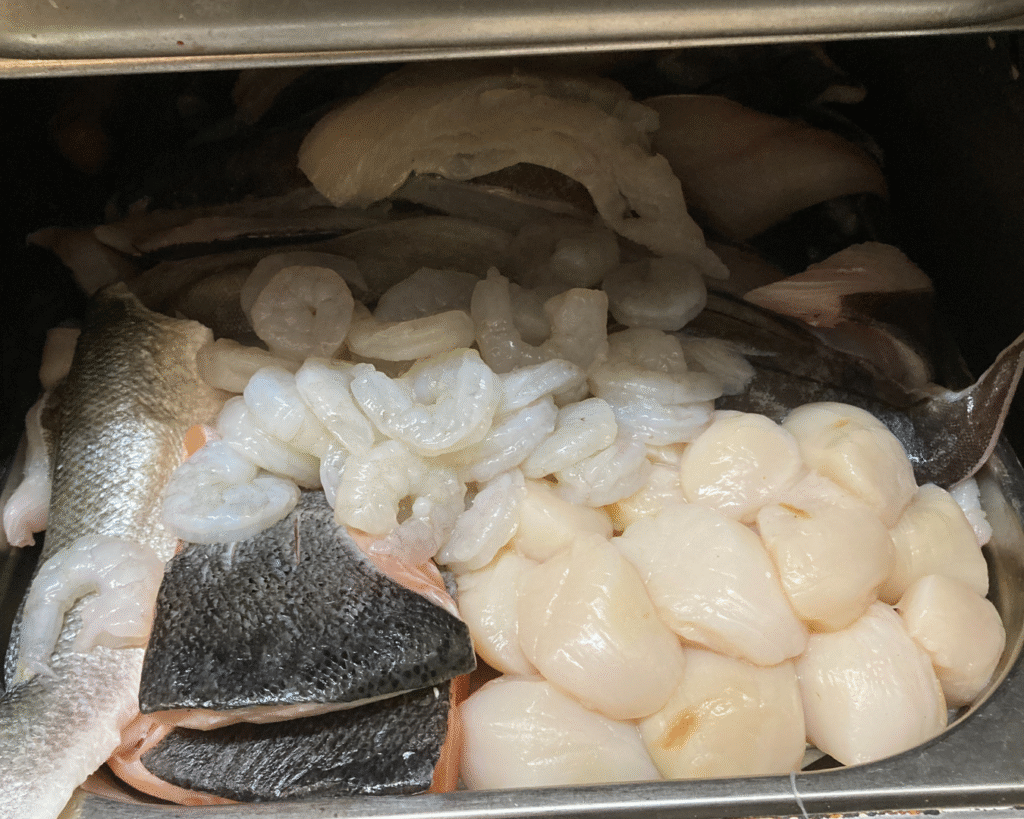 allergen cross-contamination between fish and shellfish