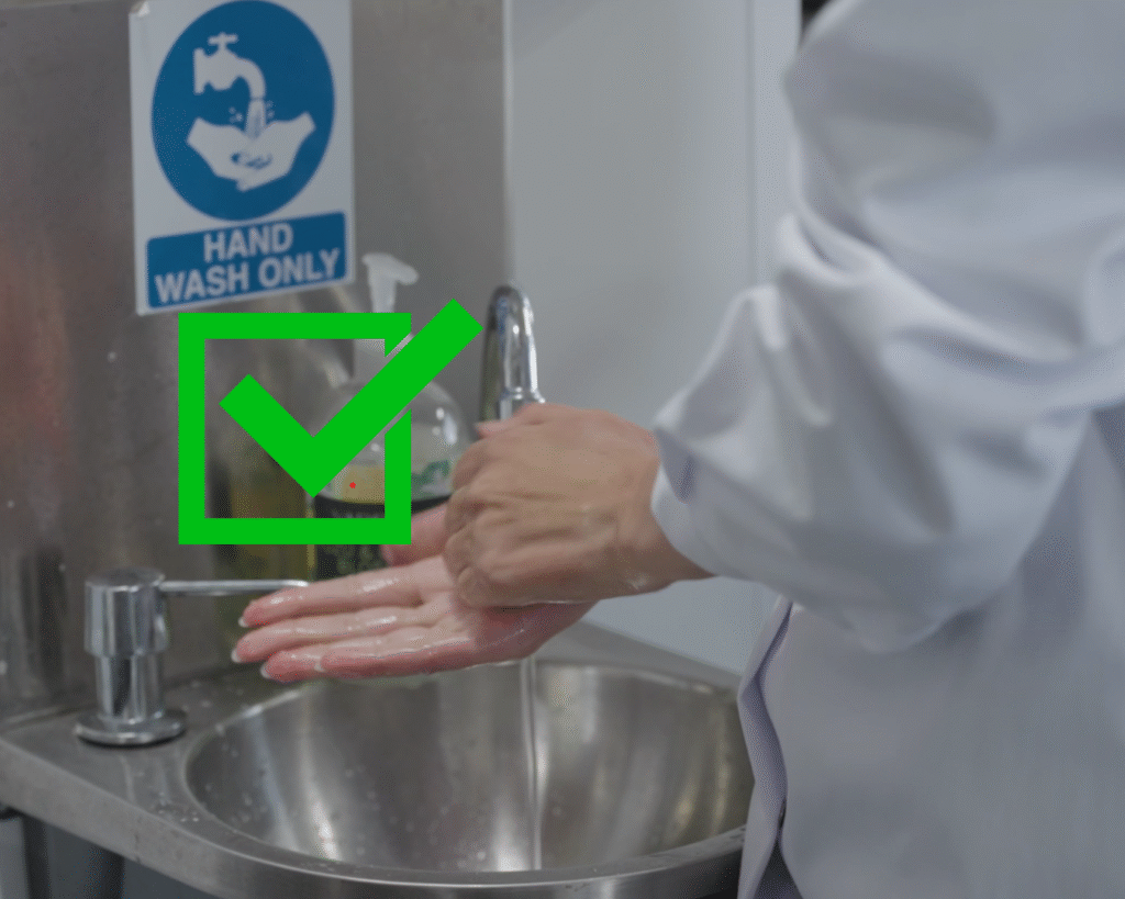 effective hand washing to control allergens